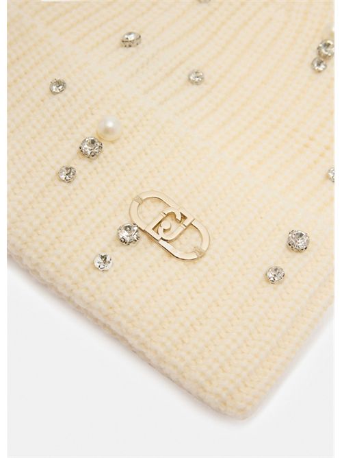 Berretto con strass e perle LIU JO | 2F5017M0300/10701